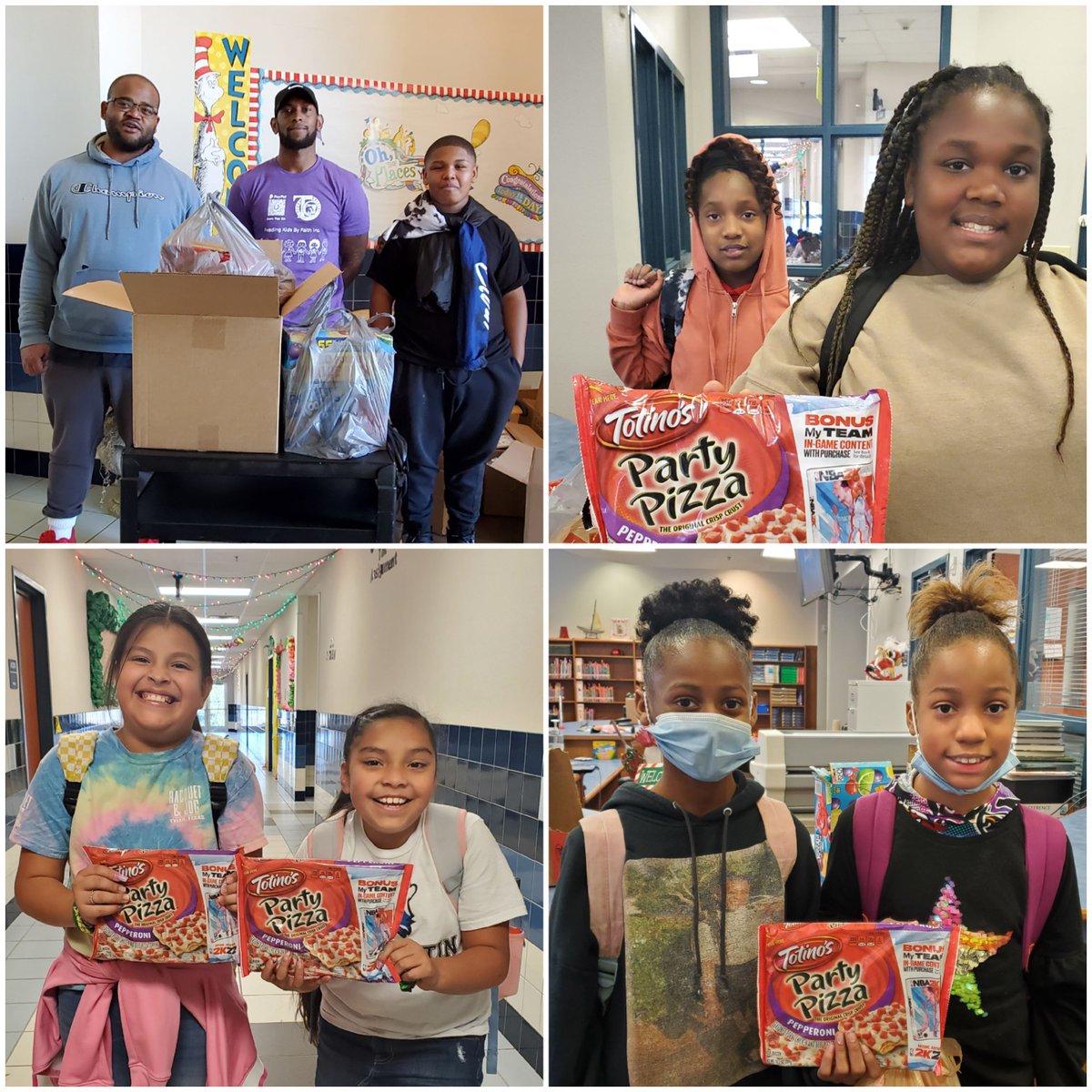 JStarling13's tweet photo. Thank you to Crosspointe Community Church for giving to our staff and families and FKF Meals for giving to our kiddos @AustinTylerISD  for the holidays! #latepost#grateful https://t.co/pI7195DW1o
