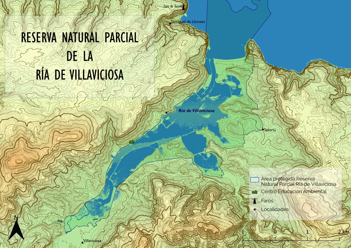gis_jon's tweet photo. #30DayMapChallenge Day 21: Elevation #QGIS 🗺️

 Reserva Natural Parcial de la Ría de Villaviciosa (#Asturias, ES) 🌿🦅🏞️ https://t.co/TCPGChJIii
