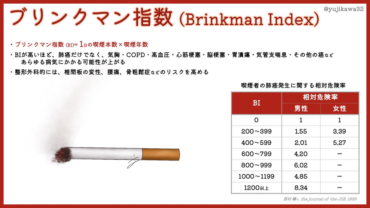 ブリンク マン 指数