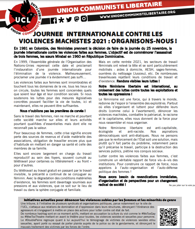 ucl37's tweet photo. Comme chaque année, l'UCL37 participera à #Tours à cette manif qui est l'un des rdv internationaux/internationalistes ponctuant les #luttes #feministes.
#rasleviol #STOPfeminicides #CultureduViol #JaiPasDitOui #25novembre2021 #25Nov #balancetonbar #stopharcèlement #defenseIVG https://t.co/2Cbzqktnxr