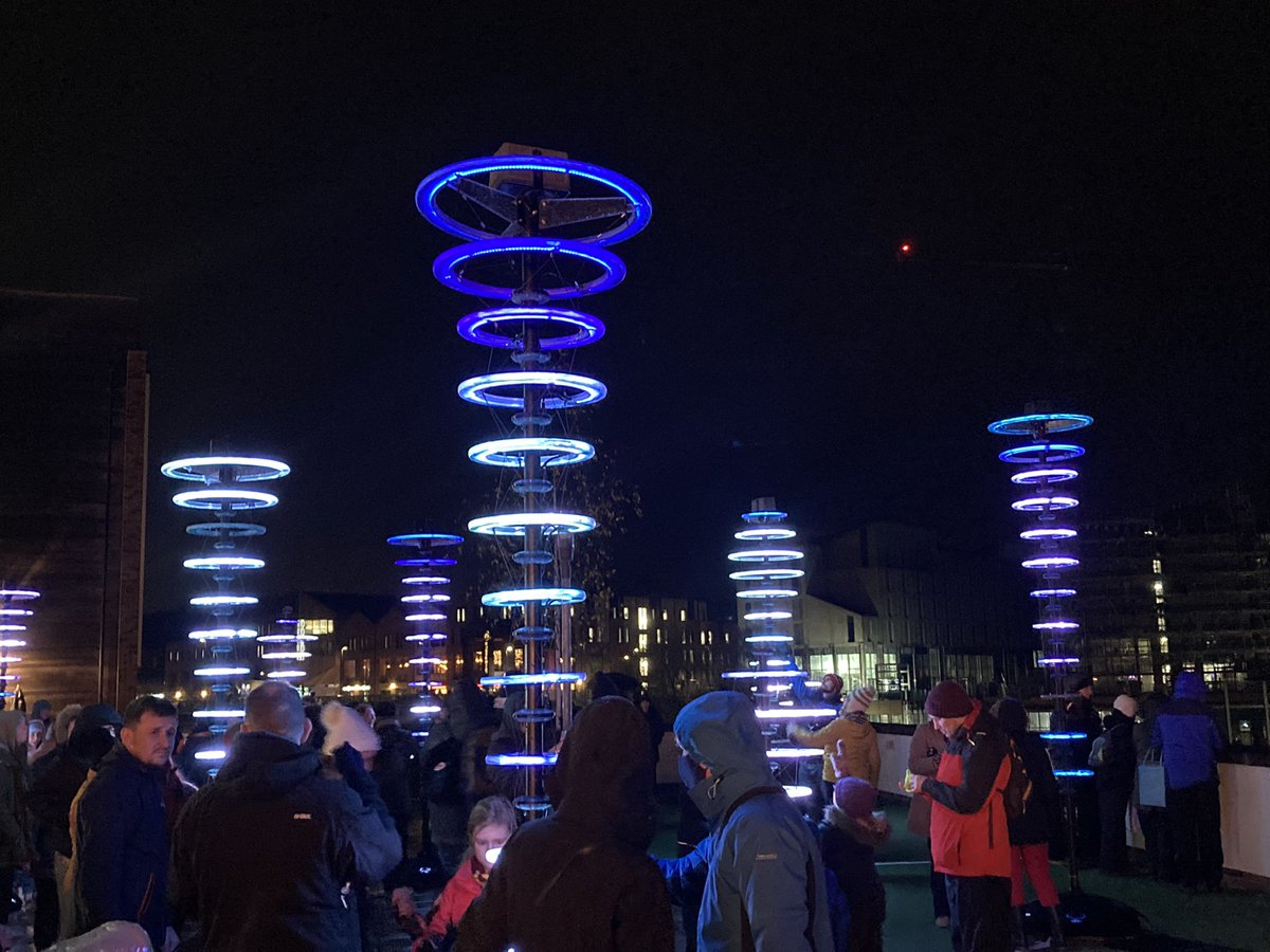 Inspirational team night out at the brilliant #durhamlumiere. Some lush artwork on display and a lovely buzz and good to see <a href="/illumaphonium/">illumaphonium</a> proving as popular as ever!