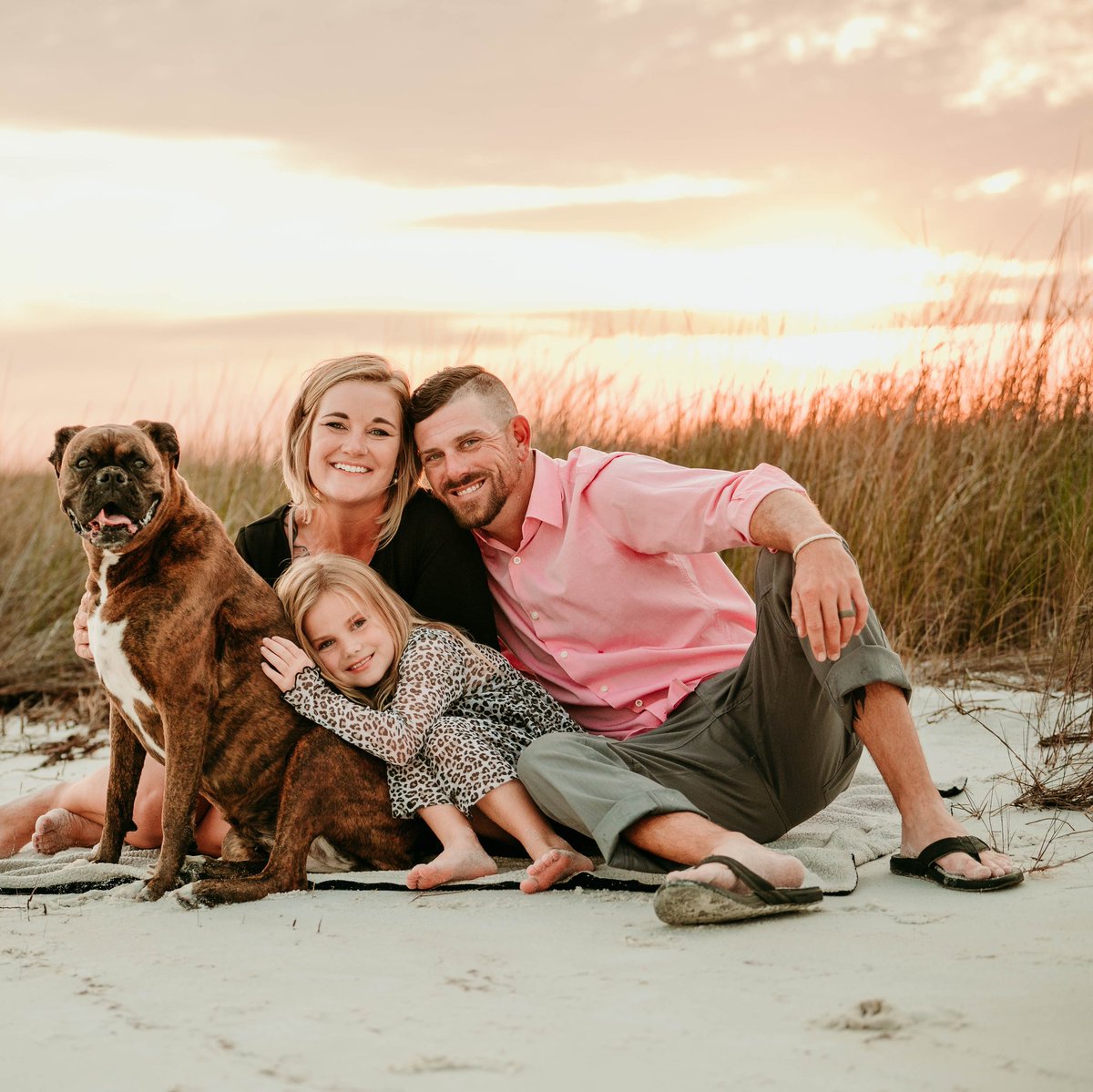 I don't usually put my family on here, but we're going through some tough times with our fur baby. Took family photos a few weeks ago and wanted to share this one. #family #ilovemygirls #girldad