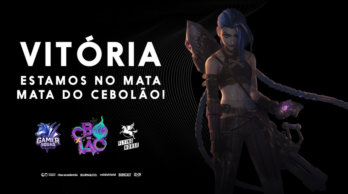 siteburnbook's tweet photo. [LOL] VENCEMOS O QUALIFY PRO MATA MATA DO CBOLÃO! Mesmo sem transmissão, passando para compartilhar com vocês que a GSE Academy está na próxima fase do @CBOLAOgg! @carlosalmacaro @matsasu @Izanirato @jorry_lol @theuzinho03_ @chihirorxx 🐺⚡️ #GOGSE #GOEMOS https://t.co/PMYYRugpYk