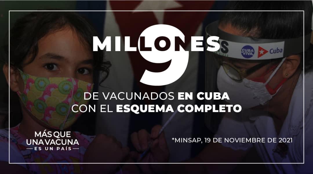 #CubaVive 
#CubaPorLaVida 
#MásQueUnaVacunaEsUnPaís