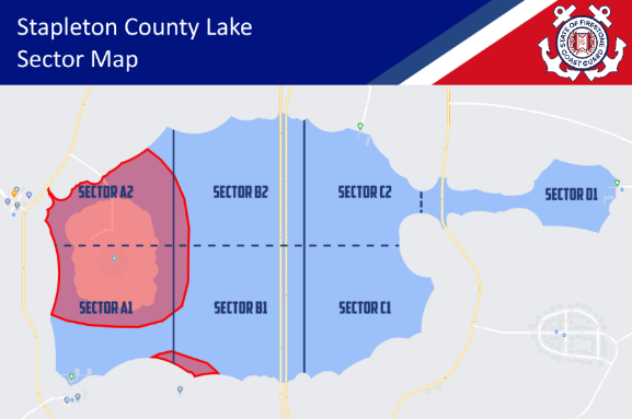 Are you in an emergency on the Lake? Use this map to give more precise locations so first responders are able to locate you faster! If possible you should also add in landmarks to your call such as if you're by the Skyway Bridge or Redwood Pier.