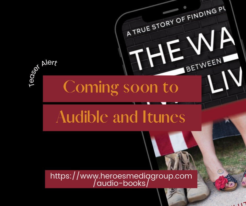 Guess what?!!  I worked on a huge project with Adam Bird of Heroes Media Group!
*Our Audio book will be released next month! 
THANK YOU for making this happen 🙏🏻
You can listen to the teaser here ….
heroesmediagroup.com/audio-books/
#audiobook #thewallbetweentwolives #veteran