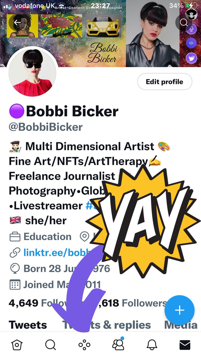 BobbiBicker's tweet photo. Yay my little #TwitteSpaces button is back 🙏🏻 Thanks @JoselinMane for calming me down and tell me to wait, you were right it only took a short time after reinstalling Twitter that it came back 🙌🏻🙏🏻 I can breathe again 😀 #spaceshost https://t.co/CQSr8rSHme