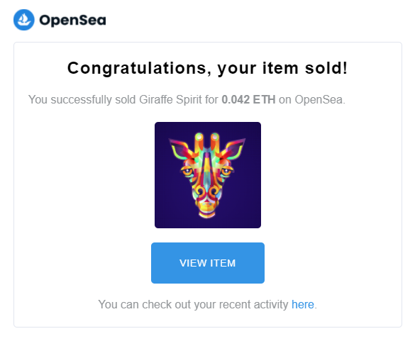 start0219's tweet photo. 1/ WOW! I was away for the weekend and I'm just seeing now that two nights ago I made my first #nft sale! Thank you so much @boringoldguy for the support! I minted "Giraffe Spirit" 8 months ago in my Mosaicritters series of digital animal spirits. https://t.co/ULTGDlsnP2