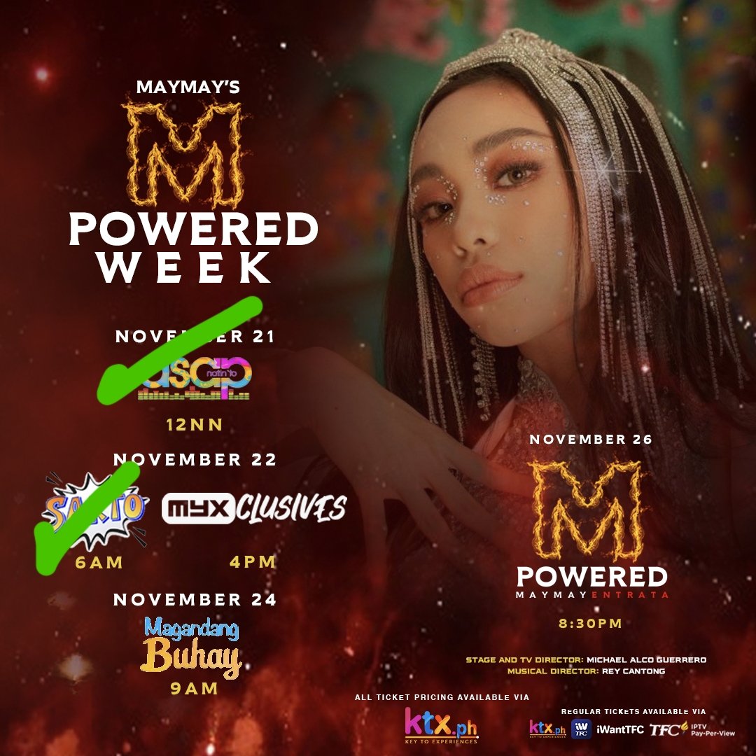 mwtrendsetter's tweet photo. MPOWEREDMAYMAY ON SAKTO has ended. See you later for the next scheduled event for this #MPOWERED week. 

#MayWard
@maymayentrata07 @Barber_Edward_ https://t.co/fyoKkyJ1yL