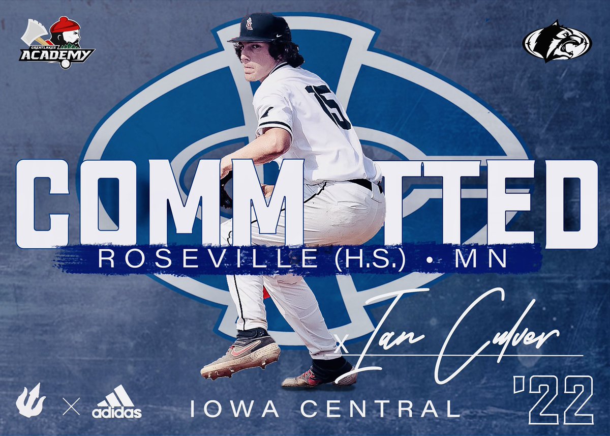I am super excited to announce that I am committing to play baseball at Iowa Central Community College. I want to thank everyone who has helped me get here but especially my parents, coaches, and teammates. <a href="/MN_Lumberjacks/">Great Lakes Baseball</a> <a href="/ICCCBaseball/">Iowa Central Baseball</a> <a href="/RAHS_Baseball/">RAHS Baseball</a> <a href="/PPA_Athletes/">Peterson's Premier Athletes</a>