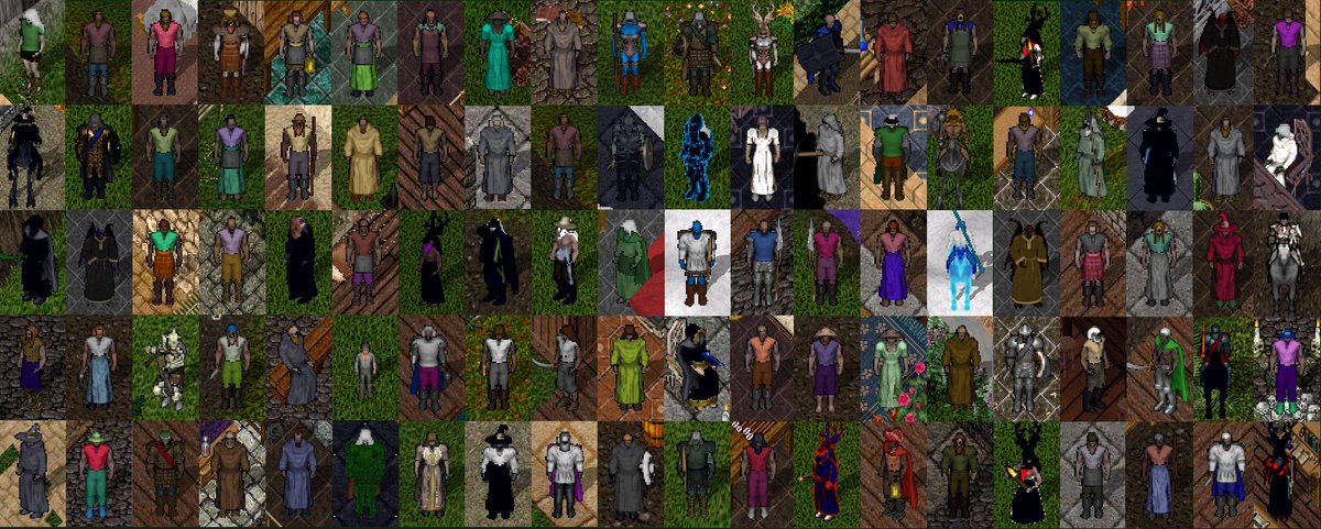 BantCrypto's tweet photo. The 100 of Sosaria is now avaliable in @opensea!

Meet the first citizens of the kingdom! Craftsmen, merchants and warriors,choose your favorite!

Generation 0 , non pocedural 100 unique characters.
Avaliable from 0.01:
https://t.co/r2jGBsPkb6

#NFTs #nftcollectors #nftart #pixel https://t.co/JgJrfkB42b