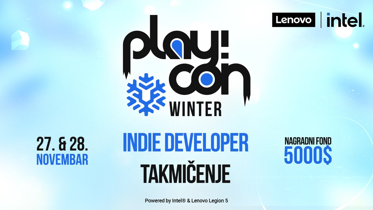 LevelUpSerbia's tweet photo. @PLAY_Zine 
PlayCon Indie Teams Competition - 27. i 28.11.2021
Nagrada u vrednosti od $5000 najboljem timu! 

Prijavite se preko https://t.co/Nx4TFc6qcJ

Pratite stream PlayCon-a tokom dva dana konferencije!

#playcon #gamedev #serbia #indiegames https://t.co/SKA80si1WR