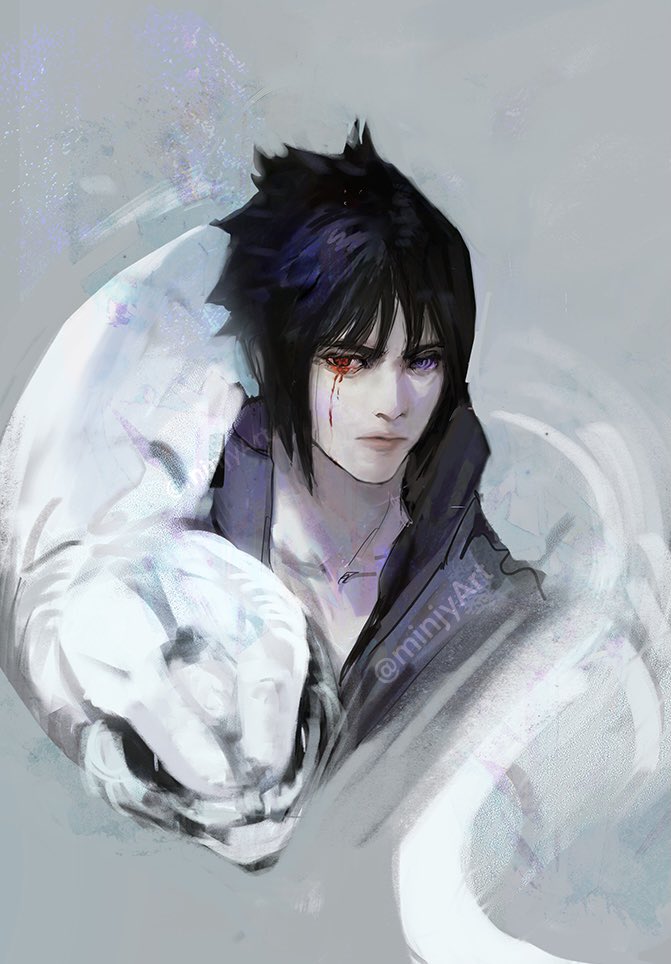 minjyart's tweet photo. Since we’re talking about Naruto Shippuden :3 Did a quick portrait of #sasukeuchiha #anime #mangafanart https://t.co/bQnxzMw6xz