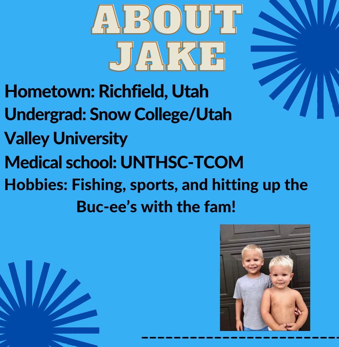 BSWanesthesia's tweet photo. ✨ INTERN SPOTLIGHT ✨

Meet Jake Robinson! Jake did an away rotation with us as a medical student and realized that Scott &amp; White was a perfect fit for him!

#bswanesthesiology #anesthesia #anesthesialife #residency #match2022 #anesthesiologist #medstudent https://t.co/g0kIt9j1Vm