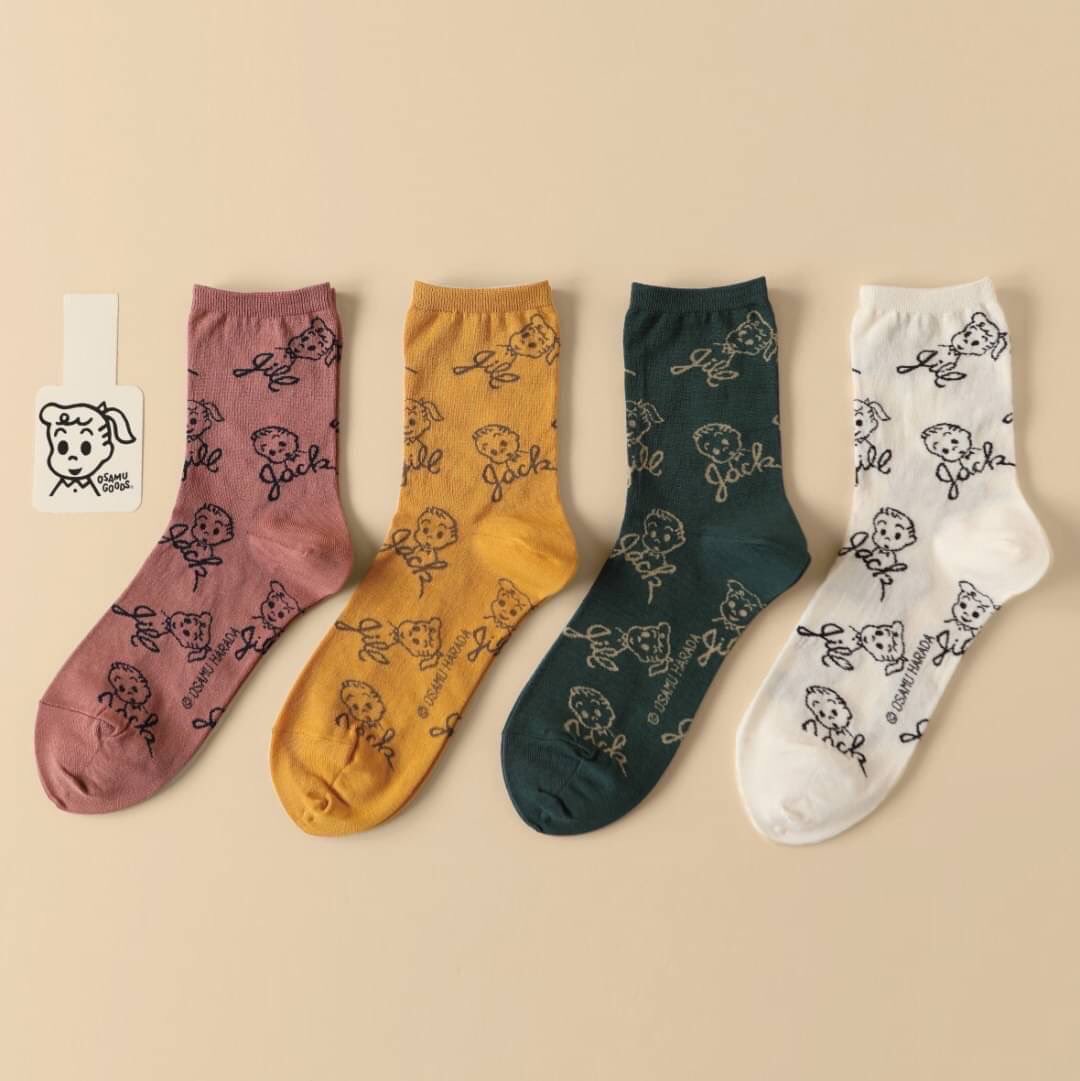 KyusyuSpin's tweet photo. OSAMU GOODS®と靴下屋の
コラボ第三弾！
テーマは「レトロトラッド｣

・@spin_kyusyuでは
11月22日10:00より発売です。

※こちらはタビオ公式サイトとは別の
福岡天神・佐賀エリアの靴下屋が
運営するオンラインサイトです。

 #spin_kyusyu  #靴下屋 
#osamugoods #kutsushitaya https://t.co/Ft0NTTfL83