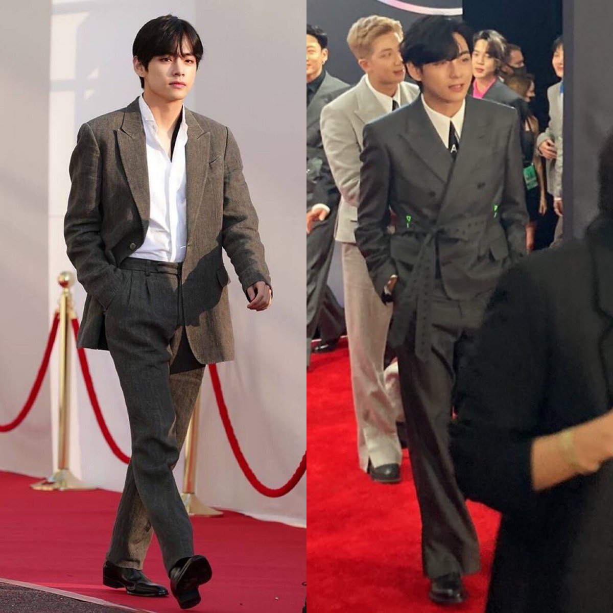 vanteficient's tweet photo. 190424 taehyung with 211121 taehyung https://t.co/n2ey5UBksR