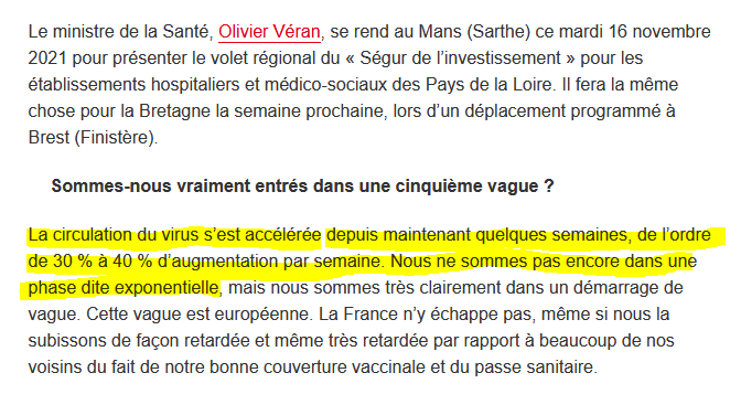 Blogdemaths's tweet image. Au bout de la 5ème vague, on aurait pu penser qu'ils commenceraient à comprendre ce qu'est une croissance exponentielle... mais non😦
ouest-france.fr/politique/oliv…