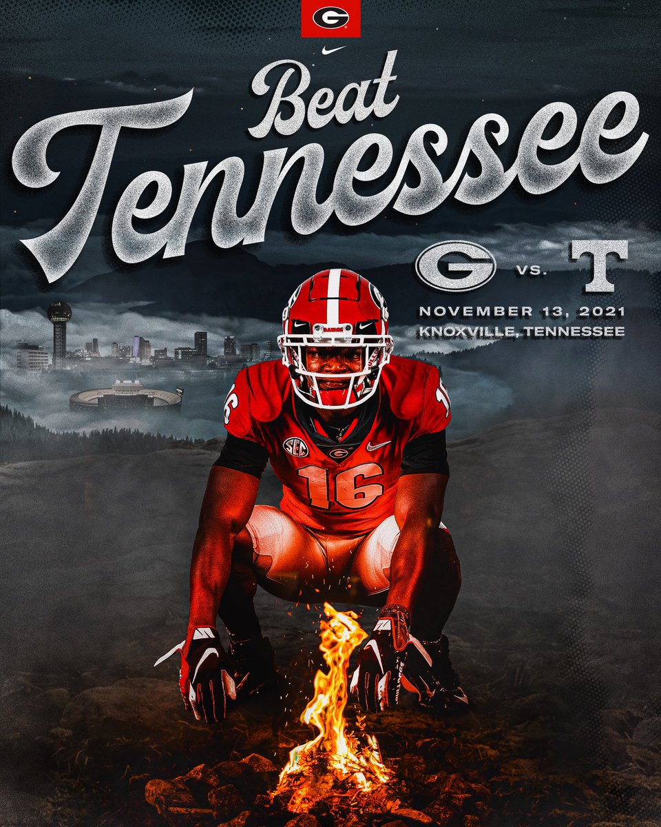 JackOzmer's tweet photo. Had the awesome opportunity to design the digital program cover for the UGA vs. Tennessee game. Wanted to go for a Smokey mountain feel! Go Dawgs! https://t.co/iLTIs5CxkC