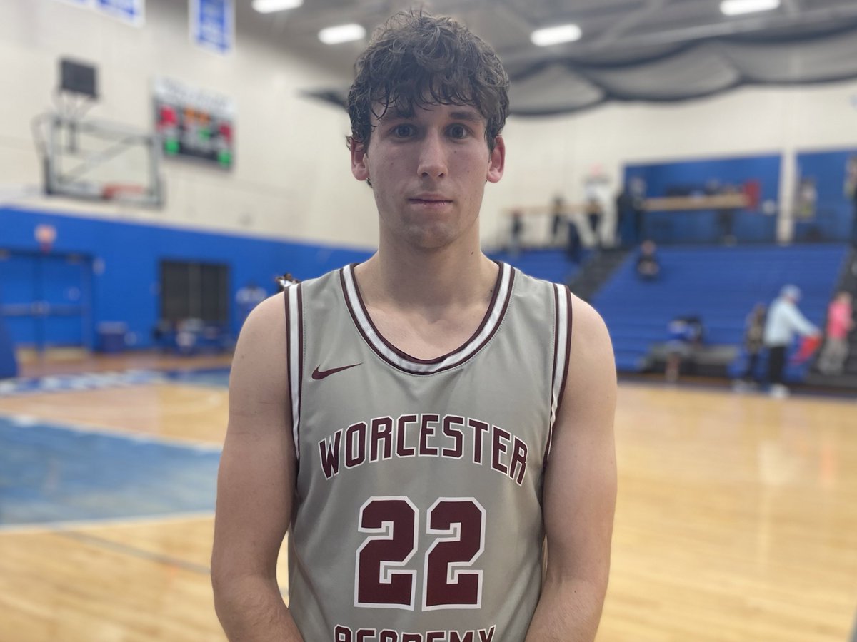 FINAL
<a href="/WA_VBB/">Worcester Basketball</a> 75
Blair Academy (NJ) 71

‘22 Dan Becil (📷) with the best shooting performance of the weekend - 7 👌🏼’s en route to 34pts. Zero scholarship offers. ‘23 Kayvaun Mulready a strong game as well.

‘22 Otega Oweh (Oklahoma) carried Blair with a workmanlike 32pt effort