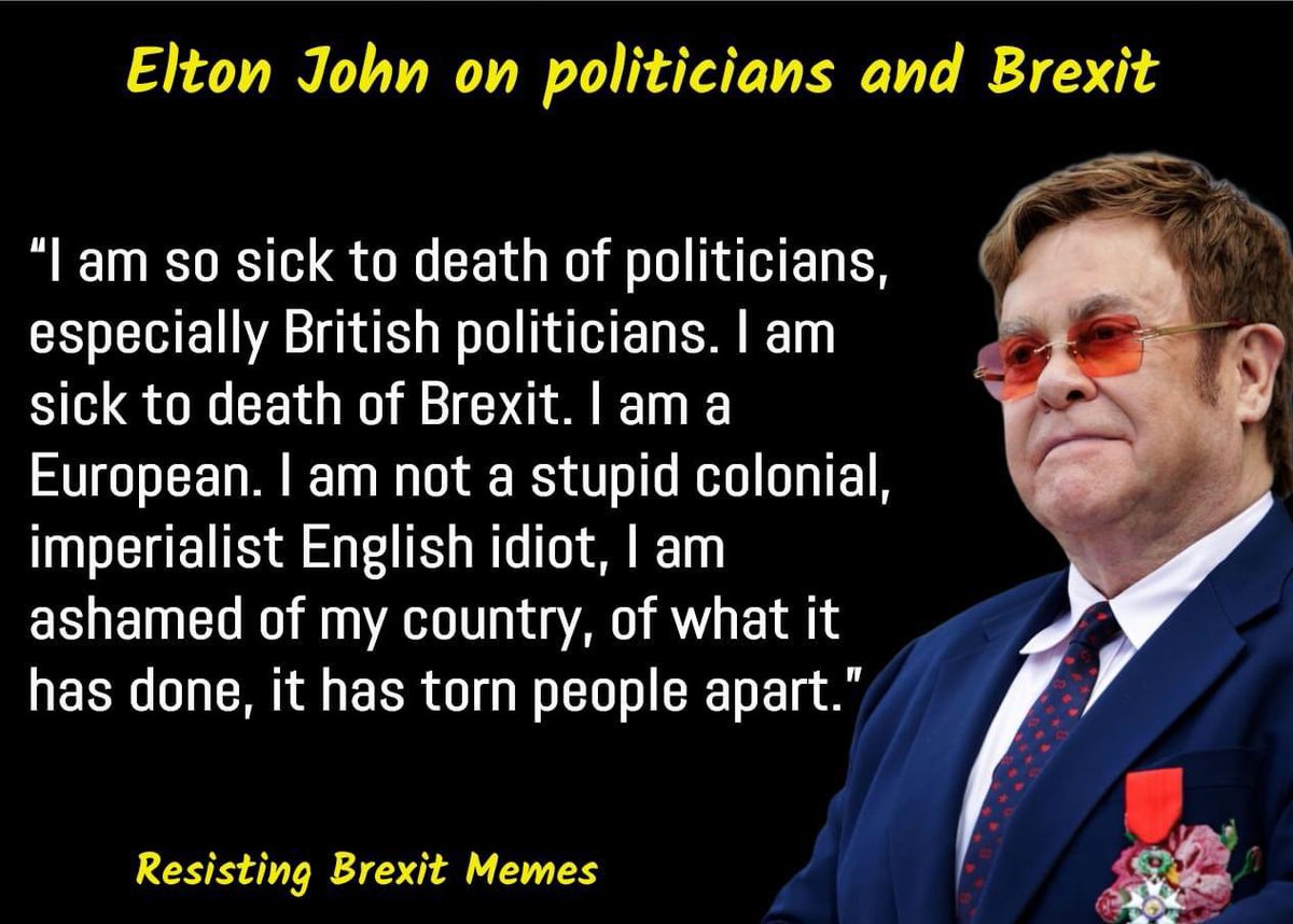 Spot on <a href="/eltonofficial/">Elton John</a> 
Most of us think the same