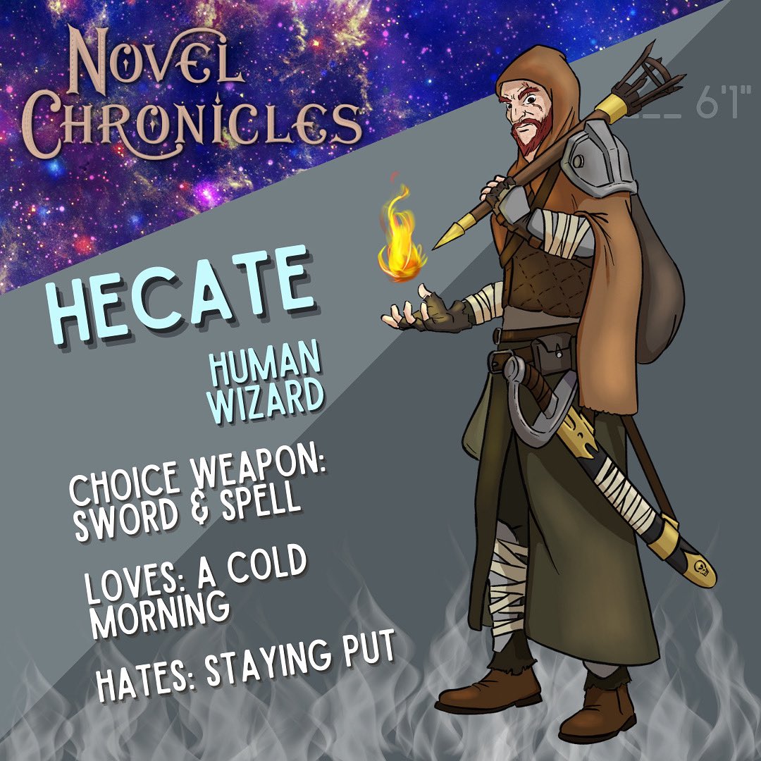 brooklynquarter's tweet photo. Well, who do we have here? It’s @billjcrowevo’s character HECATE of course! Check out Hecate in action on our new show #NovelChronicles…episodes up now! Link in our bio 🔥
#dnd5e #dungeonsanddragons #ttrpg #tabletopshow #webseries #billcrowe https://t.co/ZIP789pMh4