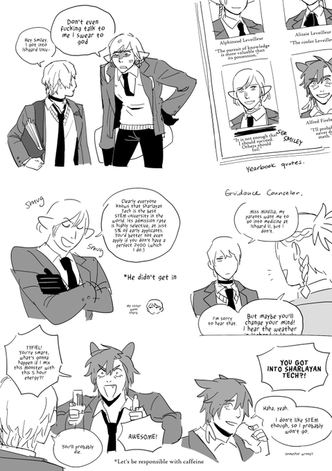 high school au (bloodbath edition) 