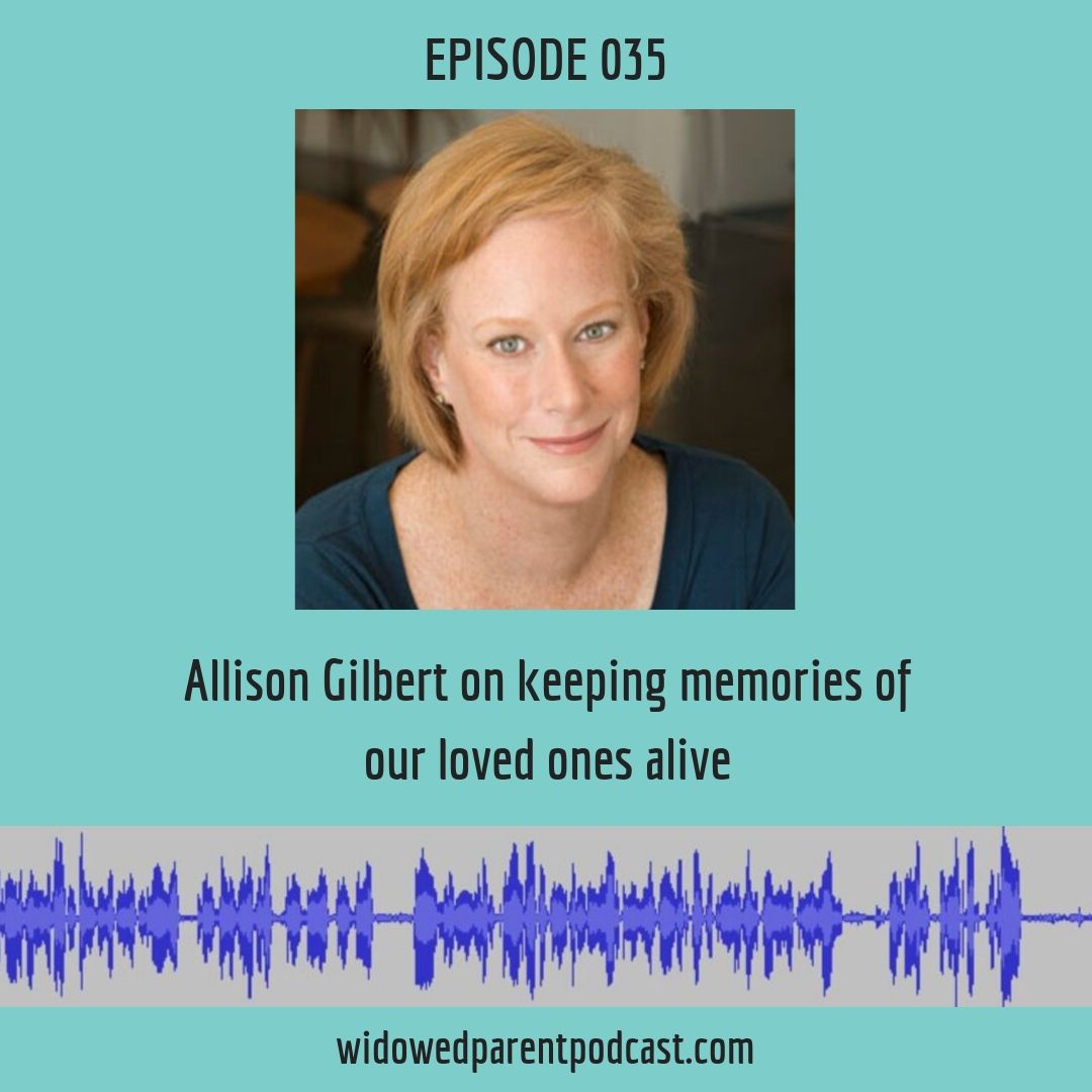 WPP 035: Allison Gilbert on keeping memories of our loved ones alive — Jenny Lisk https://t.co/fM7MftTrwV 
#grief #widowedparentpodcast https://t.co/lciwGwhipi