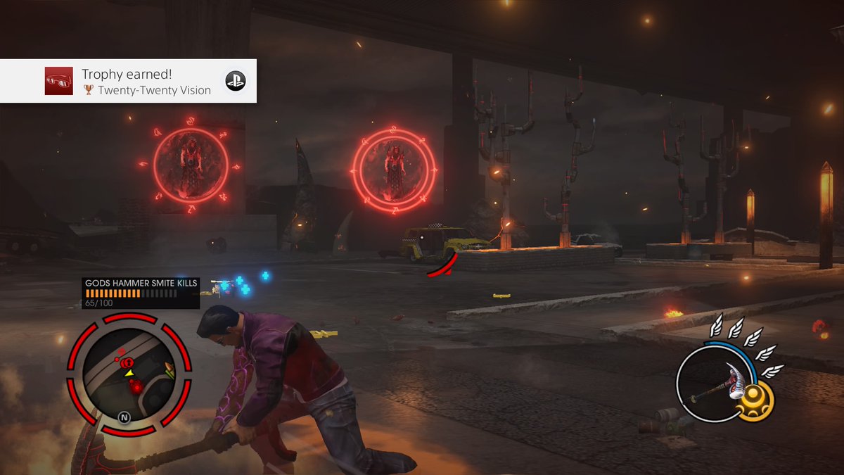 Hyde323's tweet photo. #PS4share 20 hours in Hell, I plan on Living there one day! #TwentyTwentyVision #SaintsRow #GatOutOfHell #gamer https://t.co/wkv18HUHRE