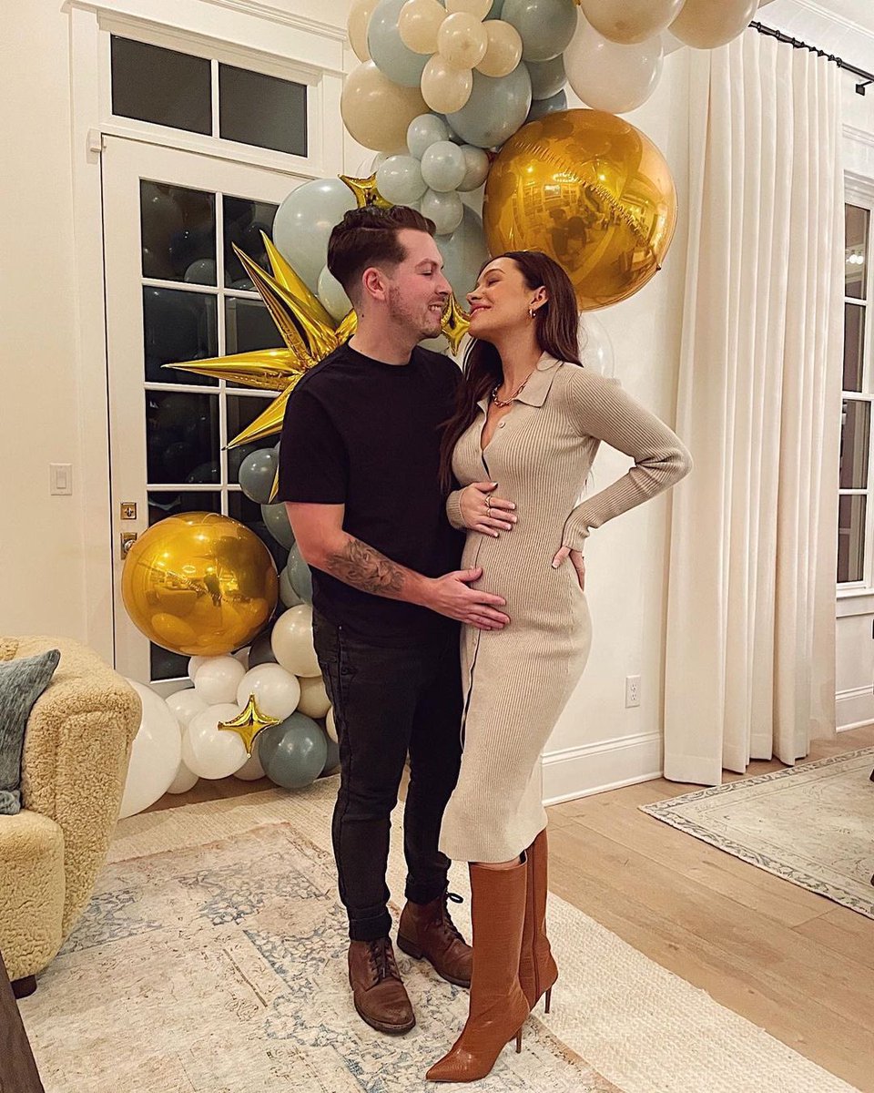 MaddieandTae's tweet photo. mom and dad 🤍 baby Kerr is joining us earthside in spring ‘22 we are already so deeply in love. https://t.co/wnAsLMulbC