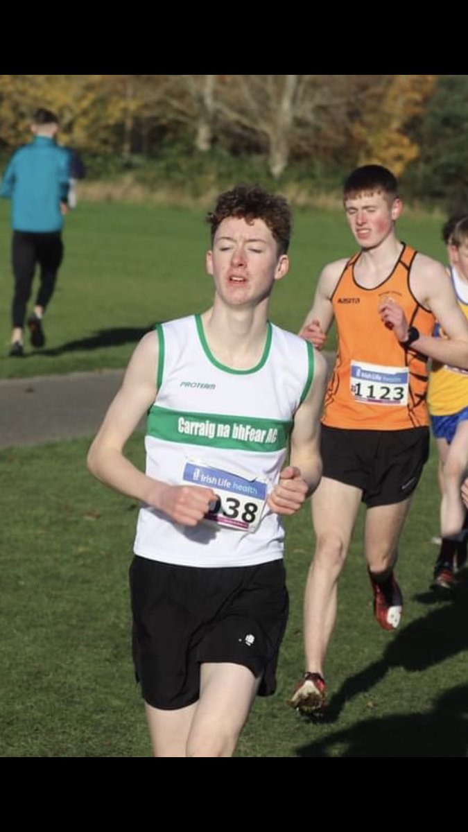 CnaBhfearac's tweet photo. Three @ccn_school students competed for @CnaBhfearac at the @irishathletics XC championships finals Sunday in Santry. TY students Leah Dunne, Cathal Whooley &amp; third yr Timmy Colbert. Former alumni Daire O’Sullivan medaled with Cork in the inter county competition. https://t.co/nPdFFd5o0W