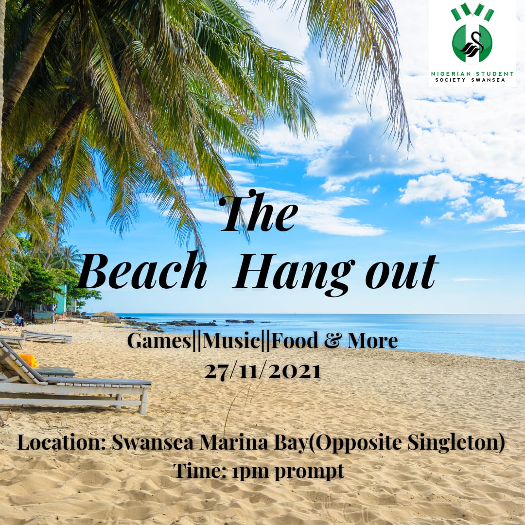 Being in a community helps us know each other, advocate for each other, and most importantly, support each other. Come and connect with the Nigerian student community in Swansea this weekend. You do not want to miss it.

If you are a Nigerian student in Swansea, tag your buddy.