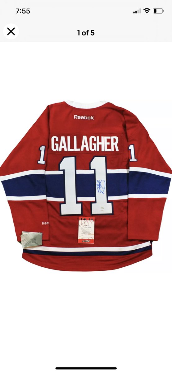 PeteAlper's tweet image. If I hit 8,000 followers in 24 hours one lucky person will win this autographed Gallagher jersey. 

To enter 👇

🔄 Retweet this tweet
🤝 Follow @peteralper99 

Good luck everyone! Happy Sunday