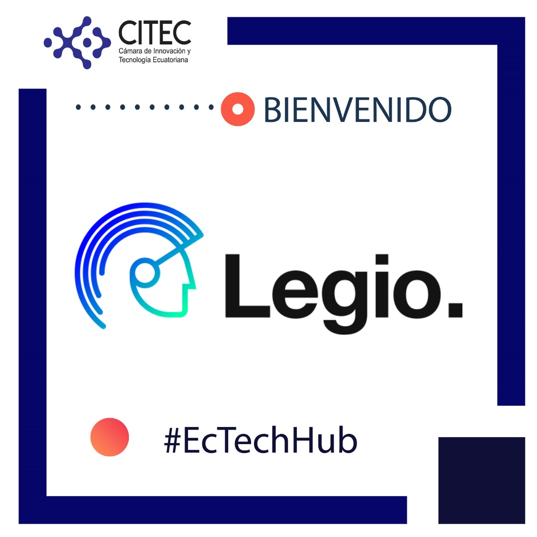 CITECec's tweet photo. ¡La CITEC sigue creciendo en representación del #ECTechHub! Es un gusto para nosotros dar la bienvenida nuestro gremio a Legio. Esta empresa sin duda, aportará al desarrollo del sector tecnológico y de innovación del país. ¡Bienvenido!👏👏👏 https://t.co/ovTcuHC5b6