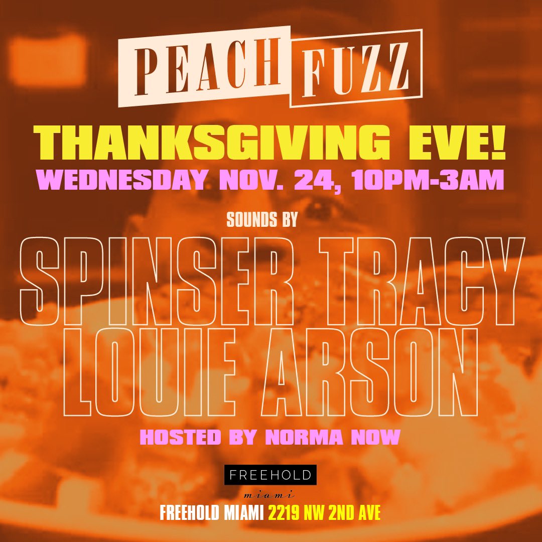 This Wednesday we get sweaty before the big stuffing aka Thanksgiving ❤️  can’t wait to see you all 🥵 at Freehold in Wynwood 🔥