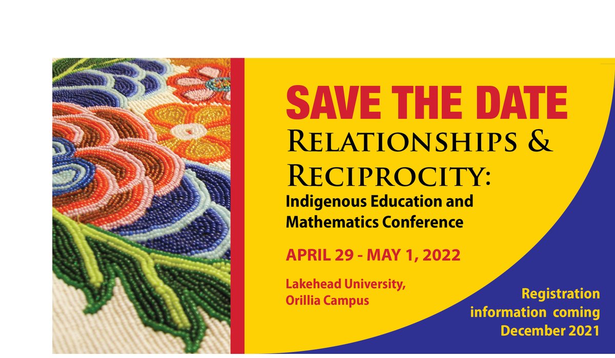 Our #IKMath2022 conference April 2022! Details to be announced in December! Artwork by <a href="/designs_tulip/">BlackTulipDesigns</a> miigwech!  @ruralchristina  @NishVPKwe <a href="/clclyne/">@clclyne</a> <a href="/AnikaCheyenne/">Anika Guthrie</a>  <a href="/MikeFitz157/">Mike Fitzmaurice</a>  <a href="/HeatherLett68/">HeatherLett</a> <a href="/BonnieSears20/">Bonnie Sears</a> <a href="/waystoknow_math/">dmblair</a> @peterskillen <a href="/brendasherry/">brenda💕💞</a>