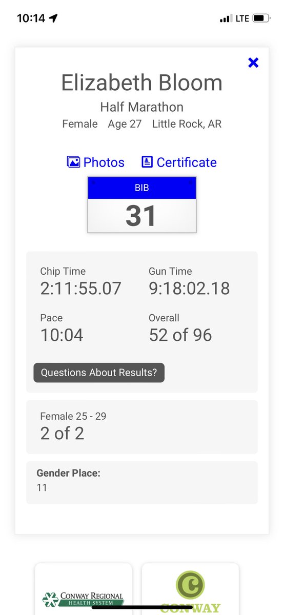 sLiiZaRd's tweet photo. Ask me what I’m proud of/thankful for this year? This year not only did I run my first half marathon, but in the same year I was able to cut my time by 19 minutes and break 2 hours, in 50 days. 

I’m thankful for me, my body that is capable of hard things, and running. https://t.co/H5uOH53jeD