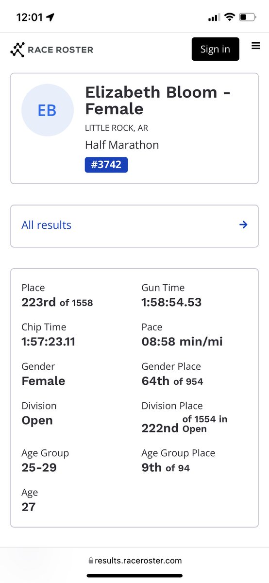 sLiiZaRd's tweet photo. Ask me what I’m proud of/thankful for this year? This year not only did I run my first half marathon, but in the same year I was able to cut my time by 19 minutes and break 2 hours, in 50 days. 

I’m thankful for me, my body that is capable of hard things, and running. https://t.co/H5uOH53jeD