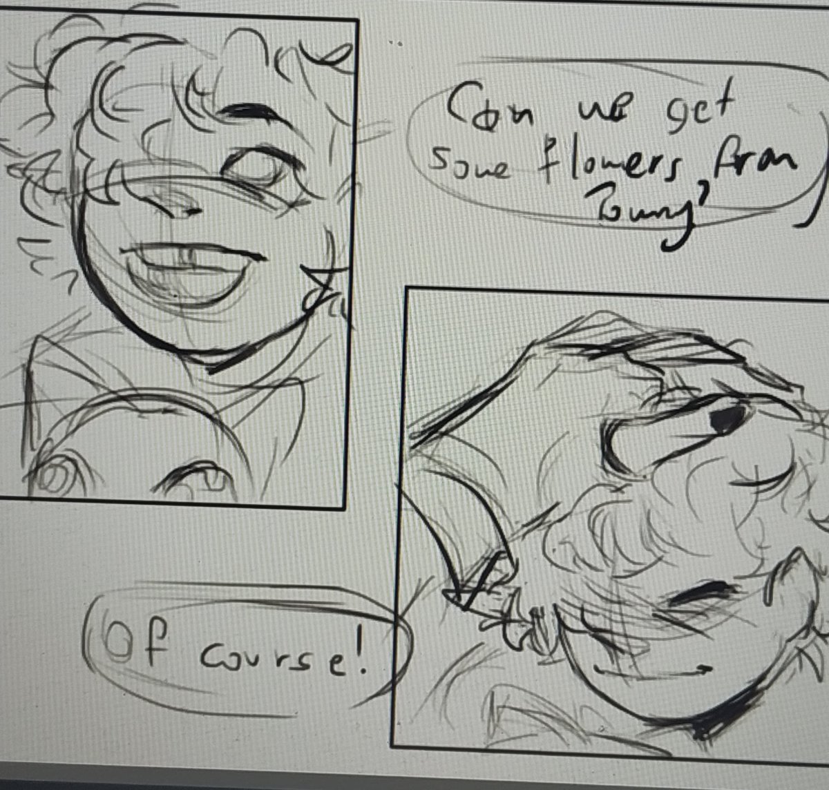 My sunshine
90% of the comic is just Michael and im loving it 