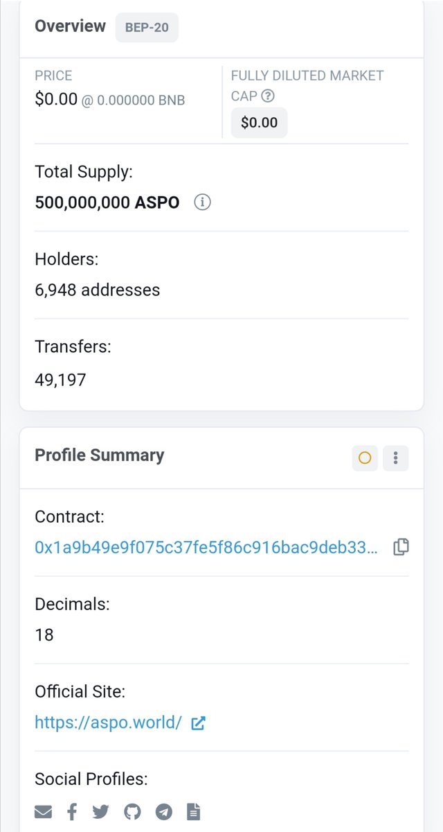 MetaKing69's tweet photo. 🔥AMAZING🔥

👑 #ASPOTOKEN $ASPO
🐦 @AspoWorld
📱  https://t.co/7jBHiBoZeL
🌍 https://t.co/Cp4OaqQZXf 

➡️ BEST CRYPTO GAME ON THIS  WEEK? ... 🤯❤️🤑‼️
 📉https://t.co/mDT8JfOXBI

✅P2E 👑
✅MARKET PLACE
✅100X possible⁉️
✅iOS/ANDROID 
#Metaverse #Crypto #CryptoGems 
#NFT
DYOR https://t.co/Gicrh2jQDE