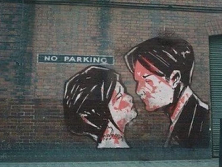 what if we kissed in front of the revenge mural