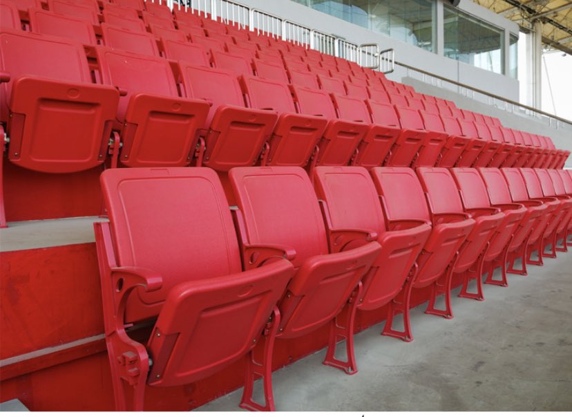 flutie22's tweet photo. . @JasonBaumPR any thought of real stadium seats in the lower level seats at alumni instead of the horrific things that you have on there now?  Yes it would cost some $ but it would improve atmosphere and make your DBS customers happy.  The seats now are an embarrassment to BC https://t.co/MreA7K4gV7
