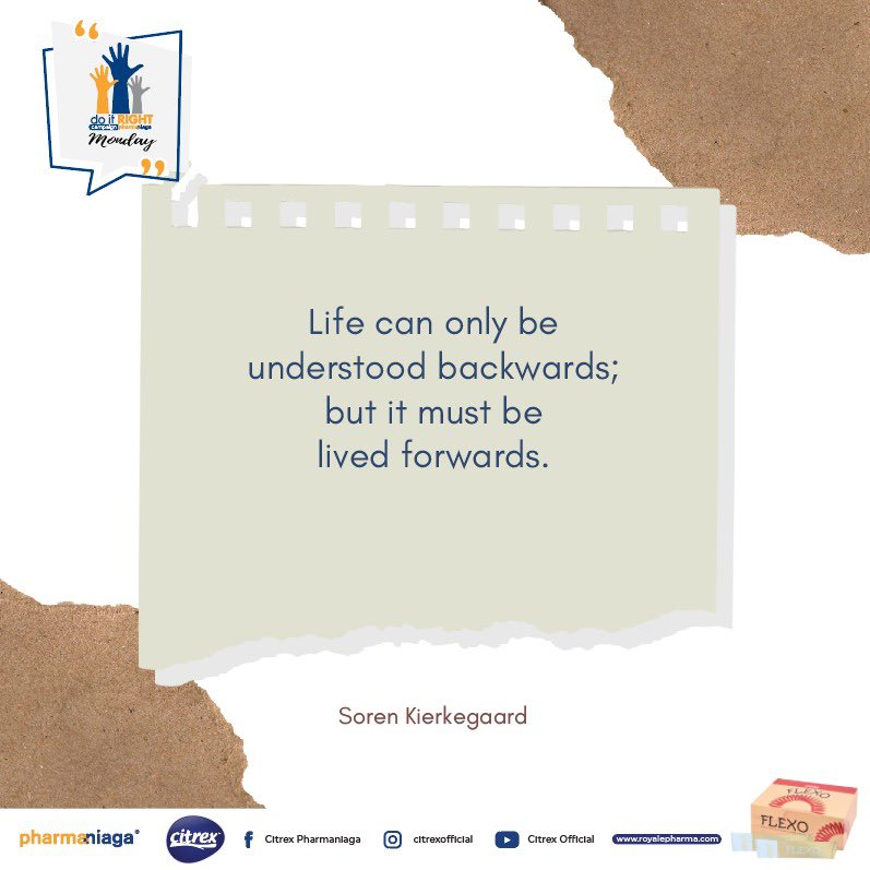 pharmaniaga_bhd's tweet photo. In order to move forward in your life, you need to understand and learn from your past. 

#QuoteOfTheDay #DIRAMonday https://t.co/sEmbMmxe8Q