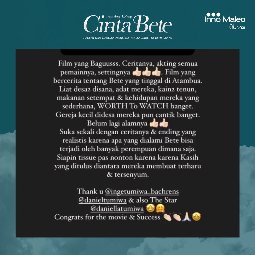 Film Cinta Bete tweet media