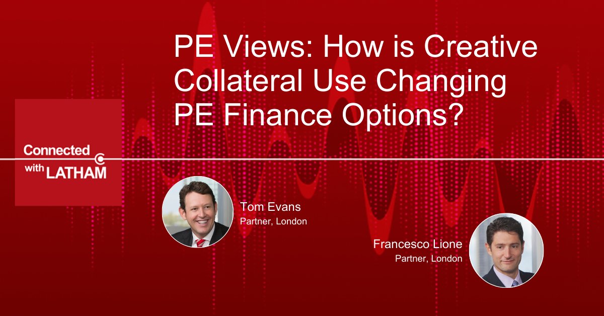 lathamwatkins's tweet photo. Partners Tom Evans and Francesco Lione discuss new and creative debt financing techniques precipitated by #COVID19 and how #privateequity firms can take advantage in the latest episode of #ConnectedWithLatham
Apple: https://t.co/XtLcmY0pmx
Spotify: https://t.co/yjl4P7BTpW https://t.co/f9NO4Sc5xO