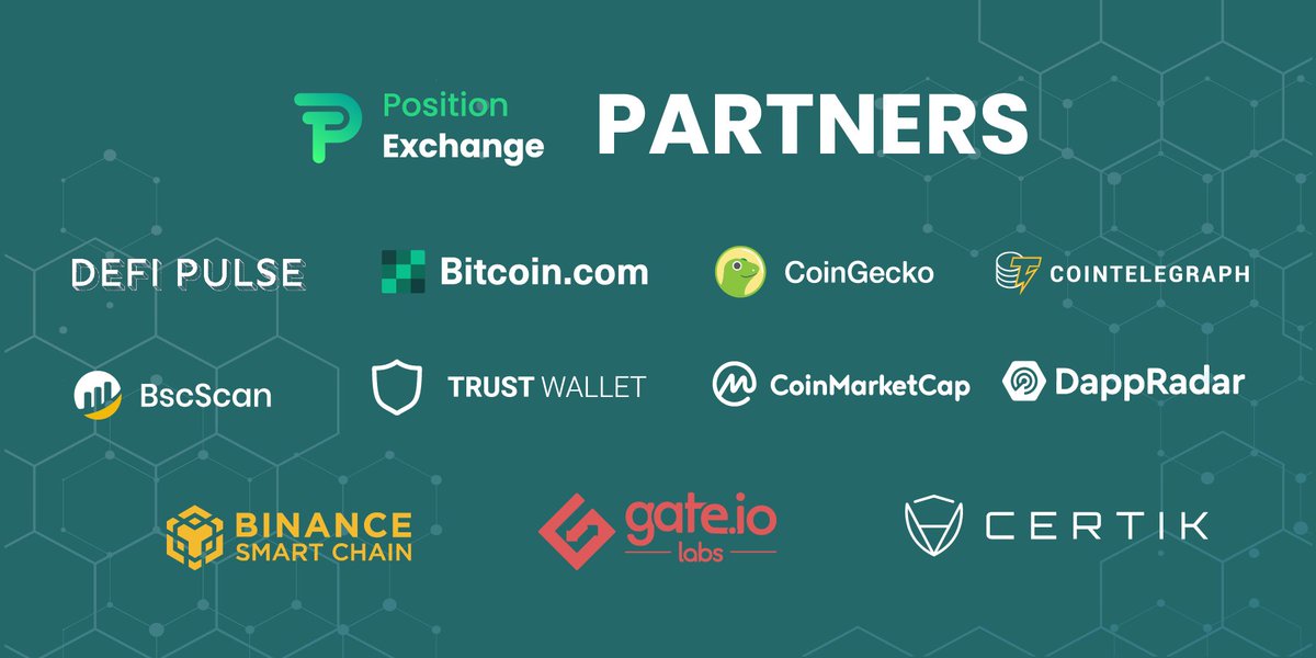 PositionEx's tweet photo. With the growth and development of the project, Position Exchange is expanding the list of its Partners and Backers.

Major Partnerships are expected soon... The future is here 🔥🚀

#POSI #PositionExchange #BinanceSmartChain #HODL https://t.co/5Vbrvnr15W