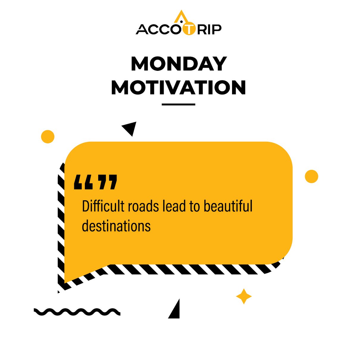 accotrip's tweet photo. Happy Monday!

#Accotrip #mornings #mondaymornings #monday #motivation #mondayvibes #mondaymotivaton #newweek https://t.co/GLYAD4o25B