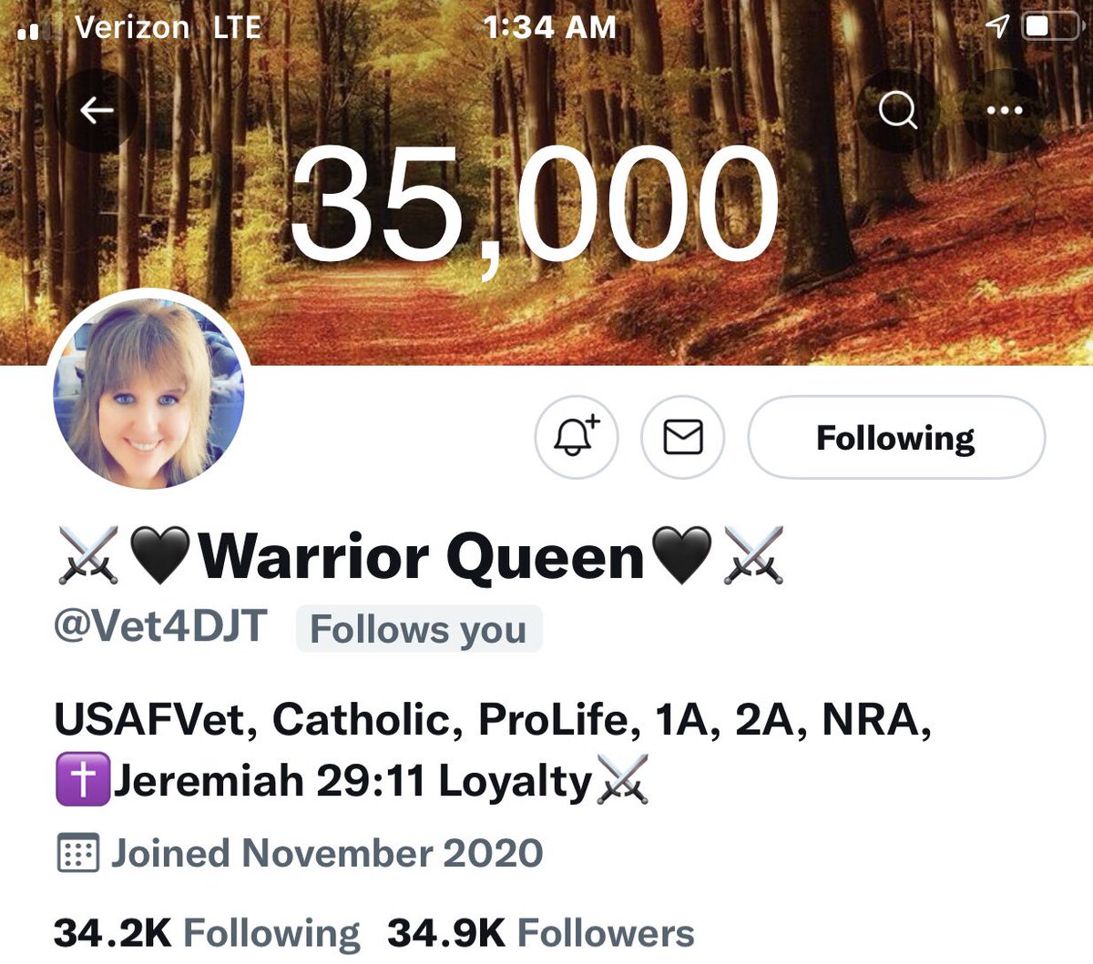 VEtFeMaLE's tweet photo. This amazing, sweet, loyal and hard-working Veteran and patriot is closing in on 35k! She works tirelessly to connect patriots! Love her!! ❤️🔥❤️🔥❤️🔥❤️🔥❤️🔥❤️✈️🇺🇸✈️🇺🇸AirForceVet✈️🇺🇸✈️🇺🇸✈️🇺🇸✈️🇺🇸✈️🇺🇸✈️🇺🇸✈️🇺🇸✈️🇺🇸✈️🇺🇸✈️🇺🇸✈️🇺🇸✈️🇺🇸✈️🇺🇸✈️🇺🇸✈️🇺🇸 https://t.co/C1hXVEwCeN