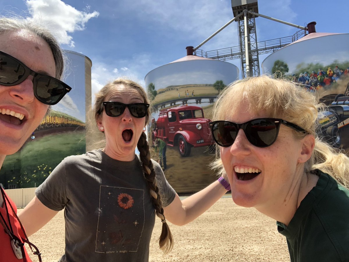 BloodyK8's tweet photo. Watch out! Bestie work mates on a field trip in NE Vic. Weed hunting and breaking in some new equipment 🌵💚😀 https://t.co/L0J7uW4pLJ