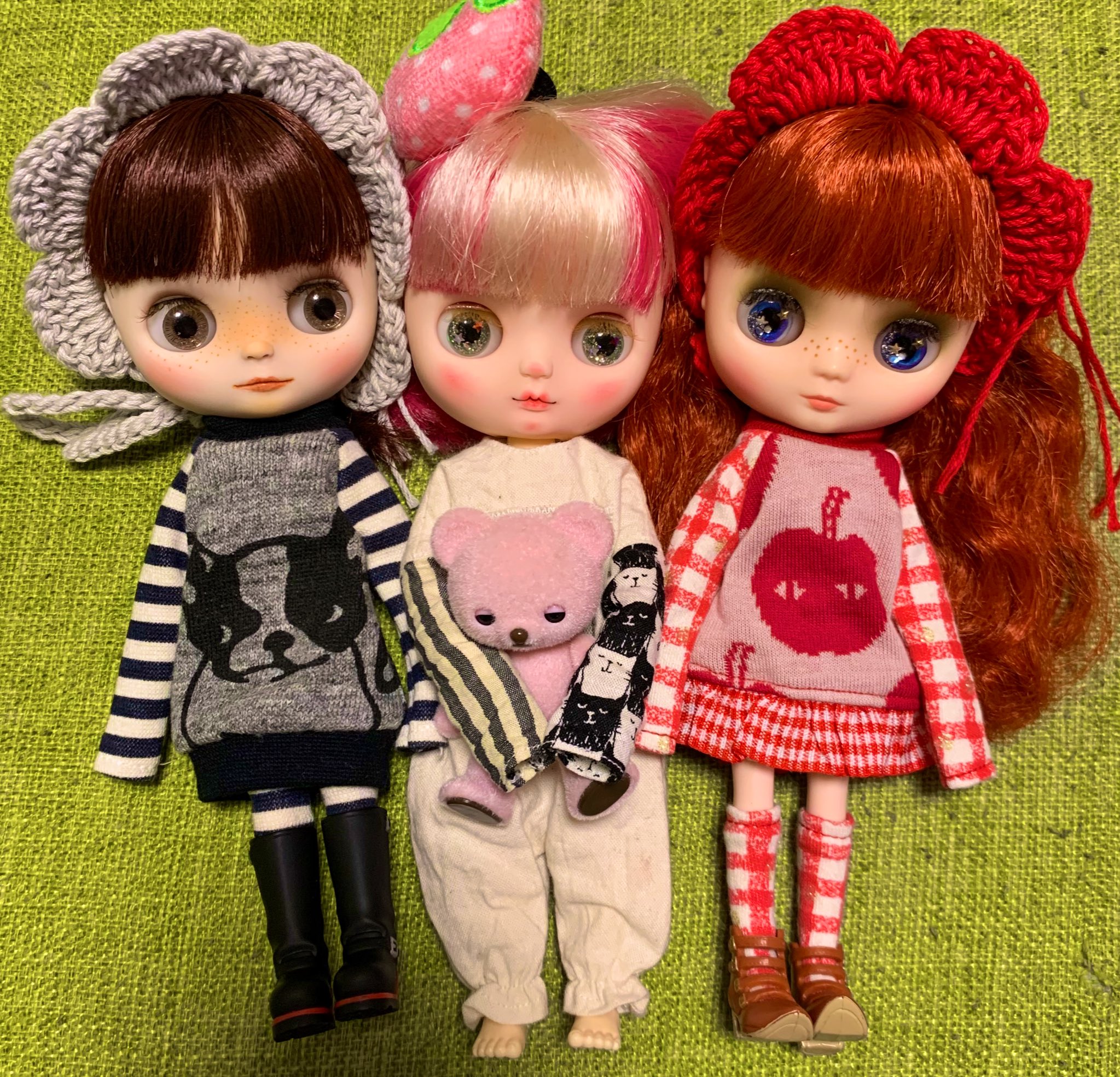 タマ またお揃いのお洋服届いたぁ みんな可愛い ブライス ミディブライス T Co Gcntg6mang Twitter