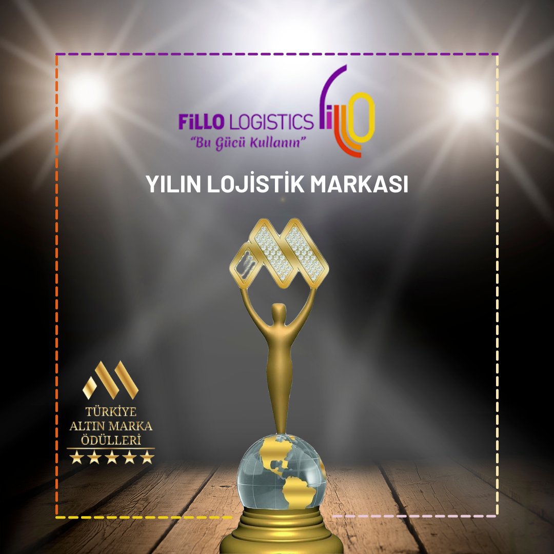 Türkiye Altın Marka Ödülleri’nde Fillo Lojistik olarak ‘Yılın Lojistik Markası’ ödülüne layık görüldük. Oylarıyla markamıza destek veren tüm katılımcılara teşekkür ederiz.

#fillolojistik #altınmarkaödülleri